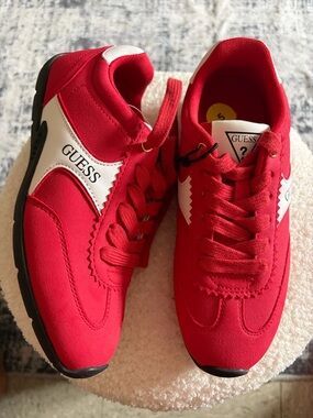 GUESS Calebb Sneakers voor dames, wit bruin 145, 36.5 EU